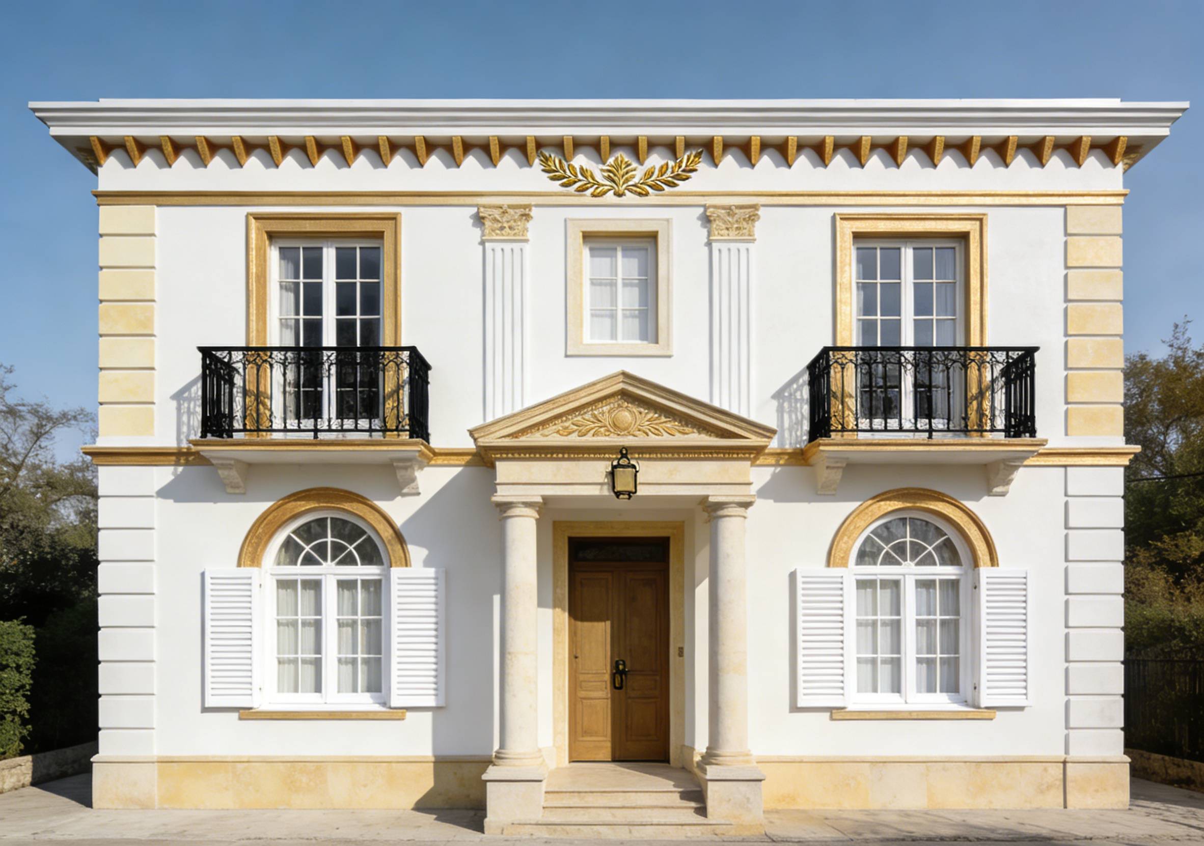 Refined Symmetry: A Neoclassical Small-Footprint Villa
